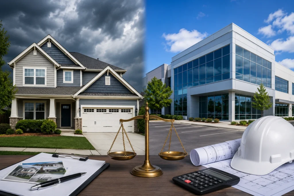 residential vs commercial insurance appraisal 1