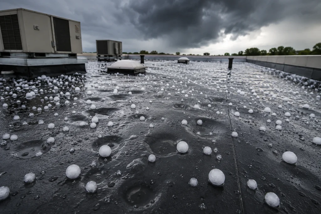 Commercial Roof Hail Damage Claims 2