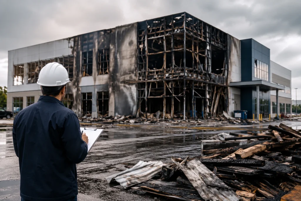 Fire Damage Commercial Insurance Claims 1