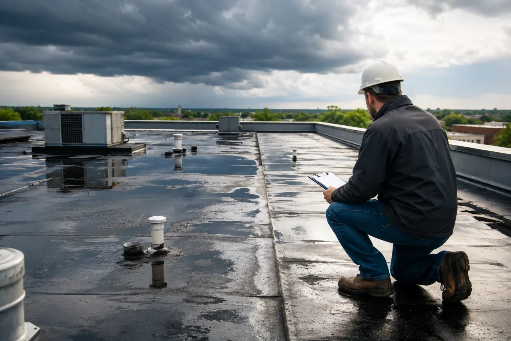 Flat Roof Insurance Claim Challenges 2