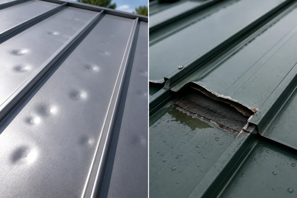 Insurance Estimate for Metal Roof Damage 3